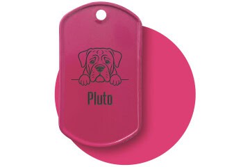 Dog Tag pink