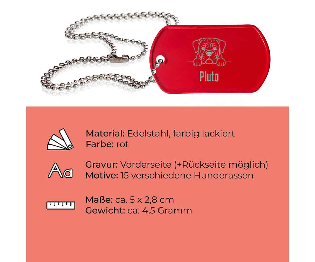 Roter Dog Tag