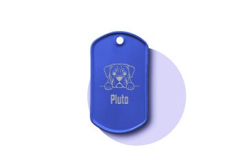 Blauer Dog Tag