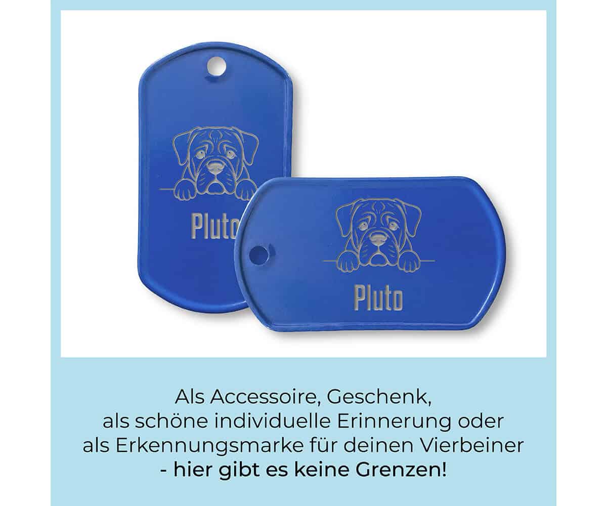 Blauer Dog Tag