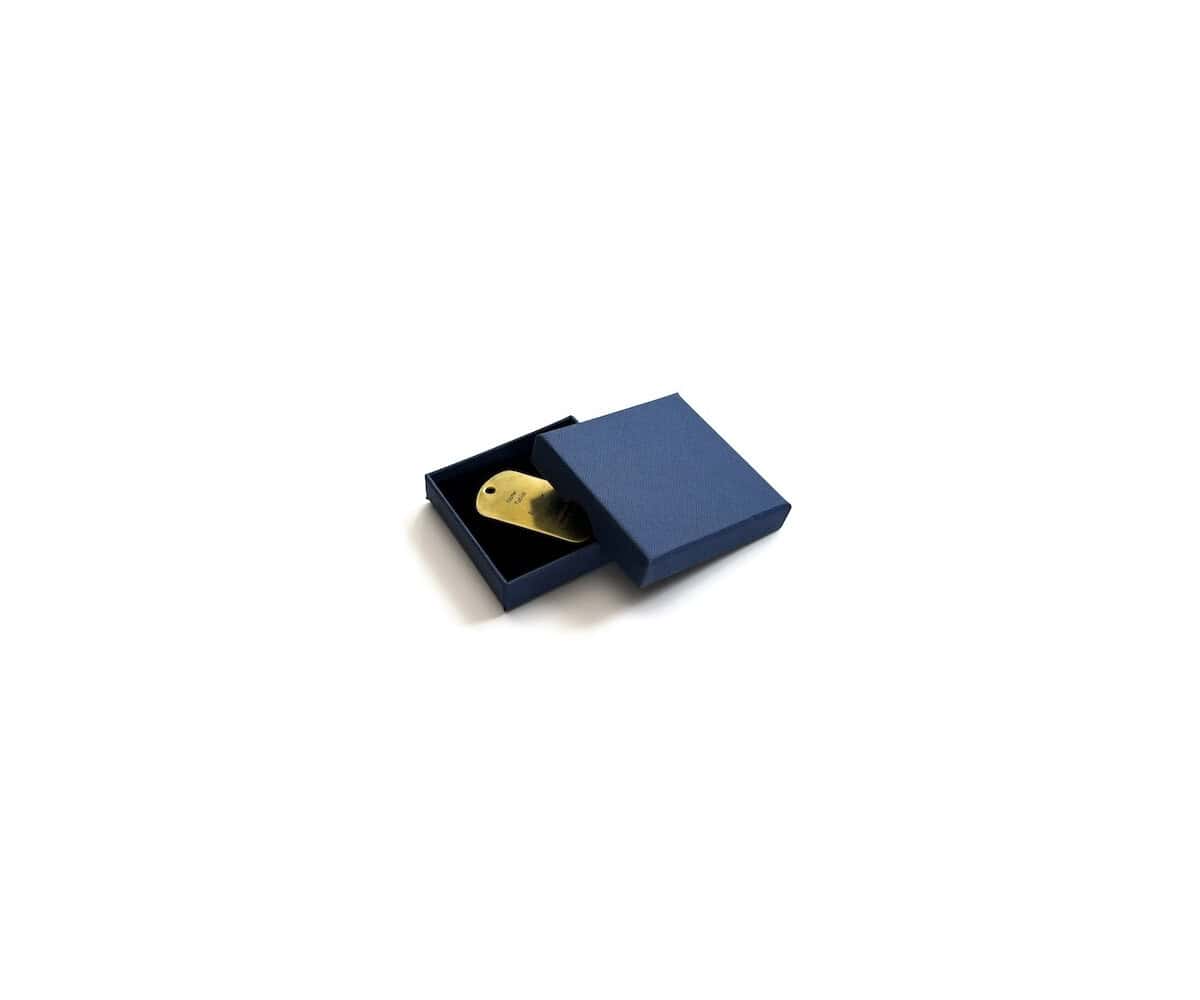 Geschenkbox blau mit Deckel
