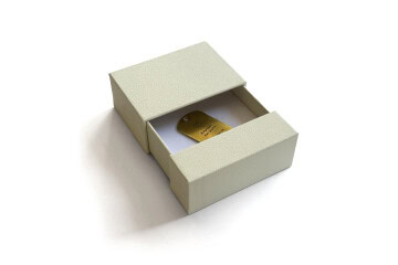 Geschenkschachtel Schieber beige