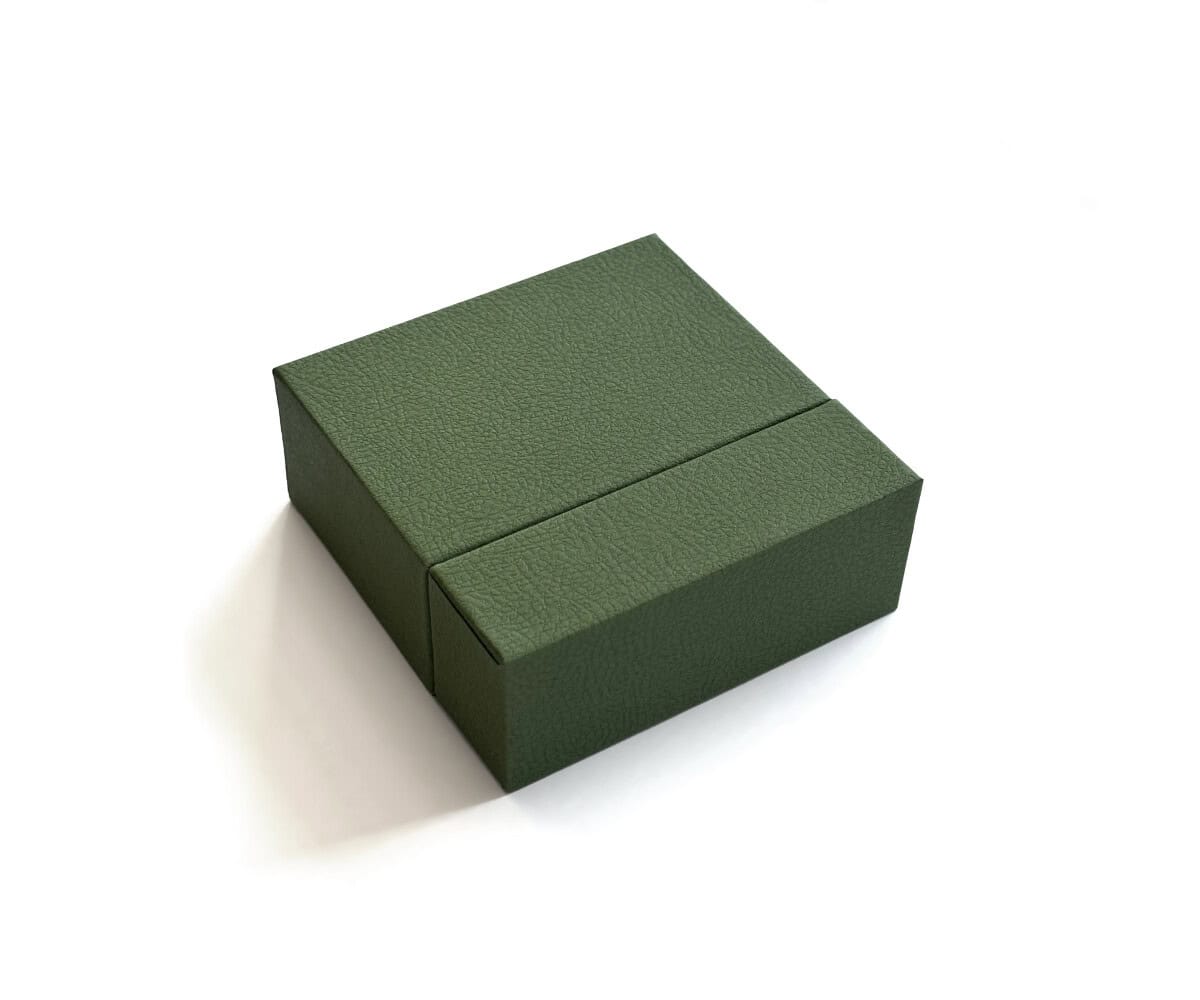 Geschenkschachtel Schieber olive