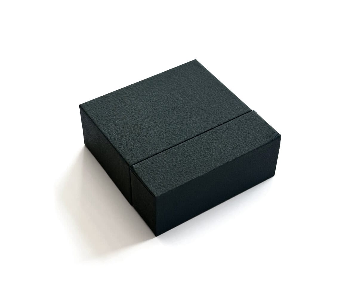 Geschenkschachtel Schieber schwarz